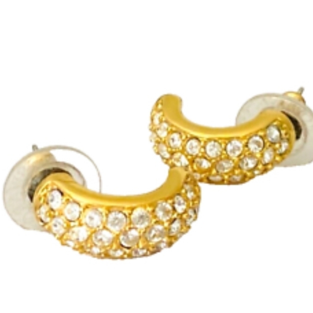 Swarovski hoops